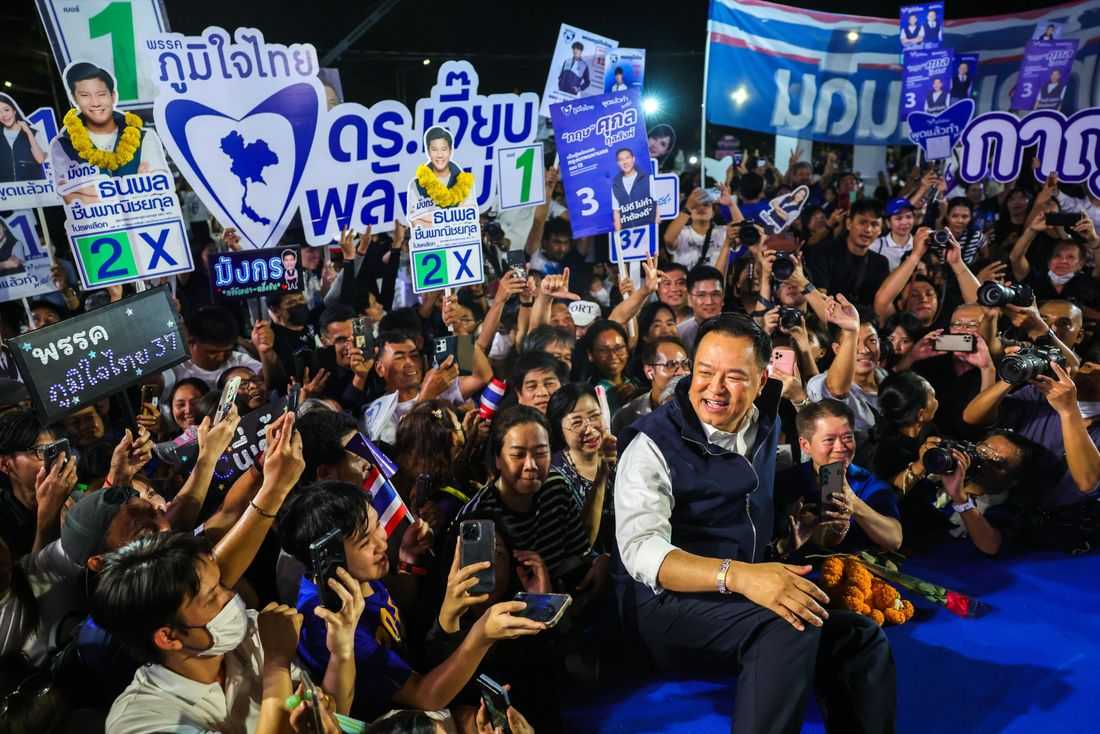 Thai PM Anutin's gamble on nationalism to be tested in close election