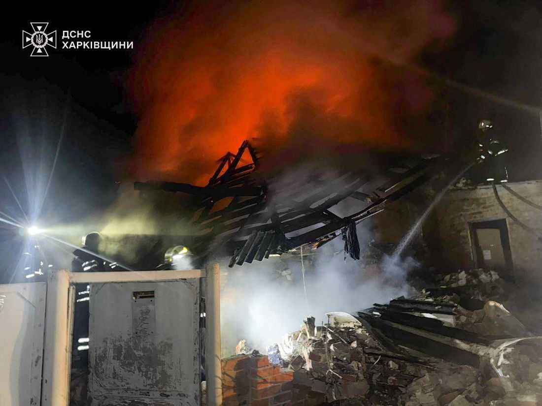 Russian strike kills father and three children near Ukraine's Kharkiv