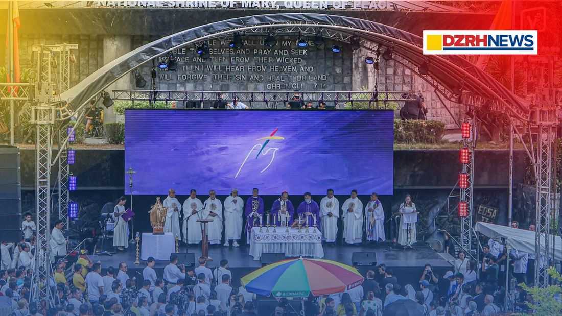Prayer Power mass held at EDSA shrine ahead of 40th People Power Anniversary