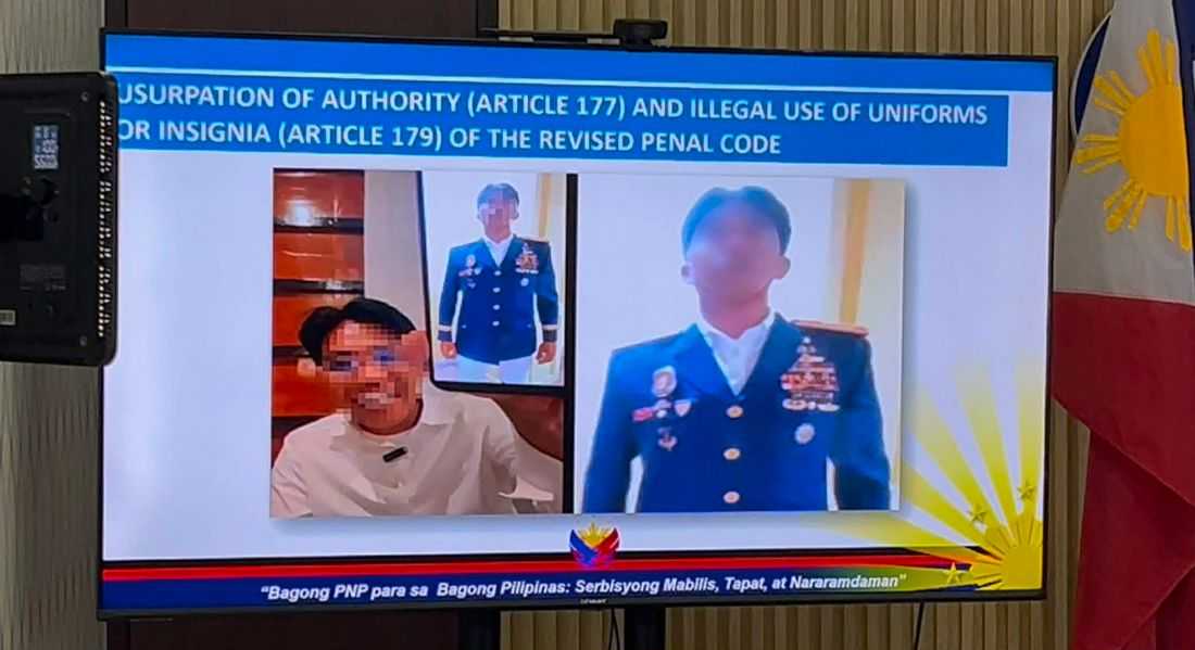 PNP warns Norman Mangusin over alleged use of police uniform