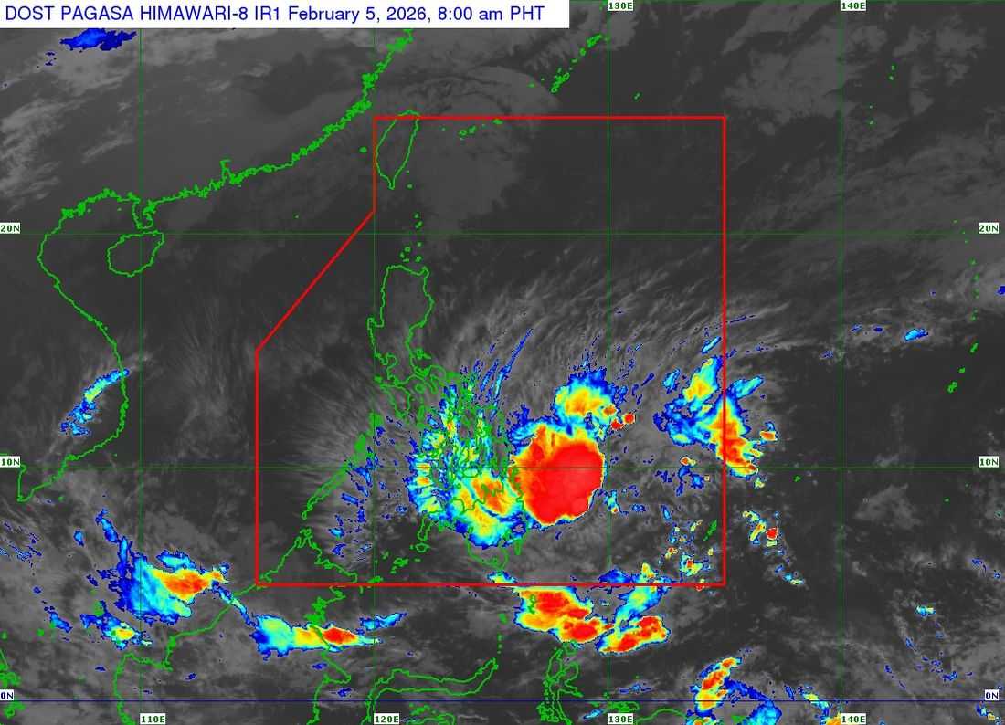 10 areas under Signal no. 2 as #BasyangPH accelerates while moving closer to Eastern Mindanao