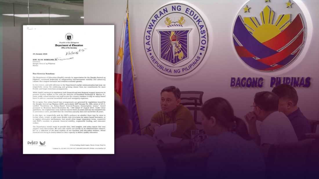DepEd seeks BSP review of teachers’ salary loan terms