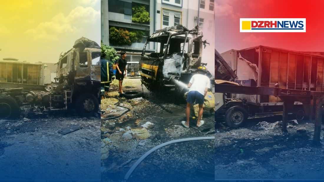Three trucks destroyed by fire in Tondo; investigation ongoing