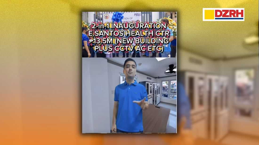 Mayor Vico Sotto’s ‘edited’ virtual tour of a health center in Pasig City delights netizens