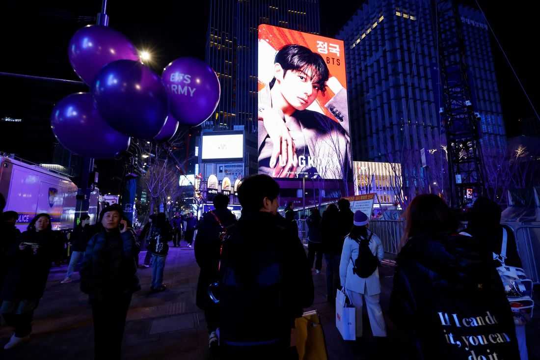 BTS are back: central Seoul locks down for Kpop supergroup's first show in years