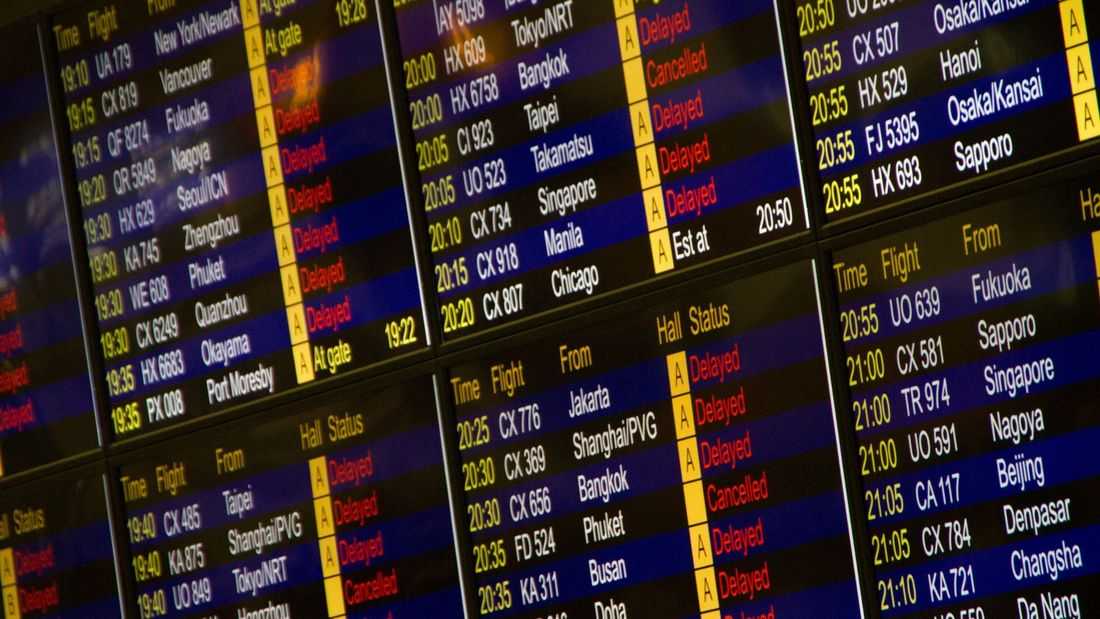 Canceled flights on March 10 due to adverse weather conditions