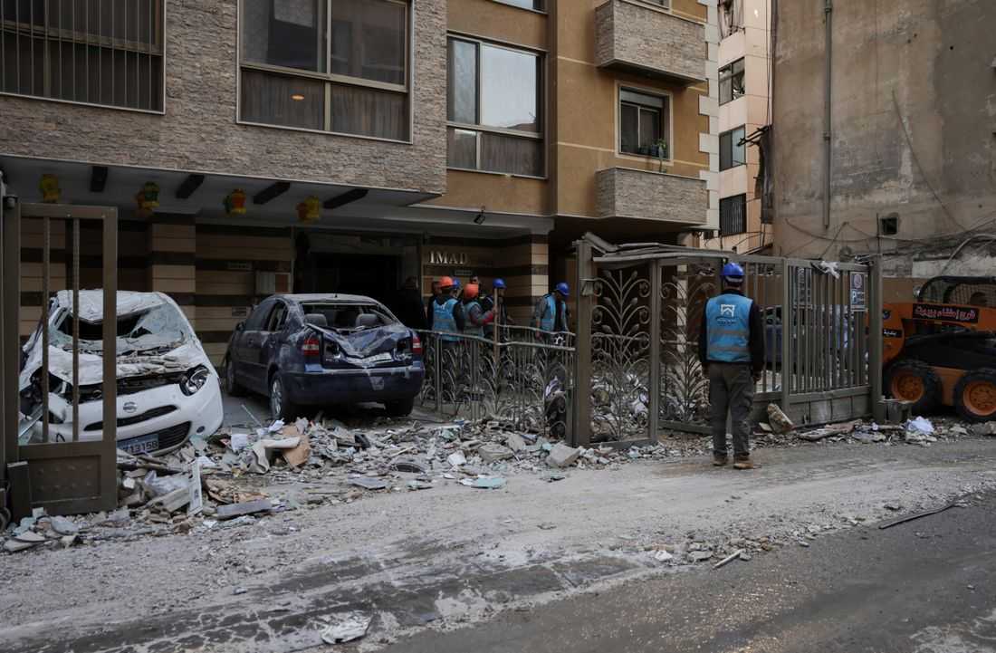 Israel pounds Beirut suburbs after Hezbollah fires volley of rockets
