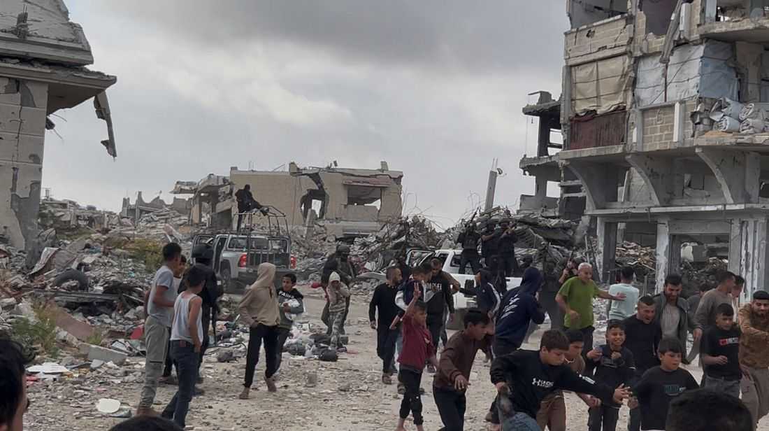 Israeli strikes kill five in Gaza, Hamas clashes with Israeli-backed militia