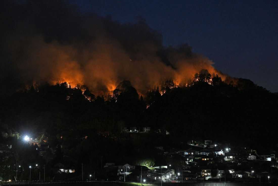 Firefighters in Japan struggle to contain Iwate blazes with over 3,000 evacuated