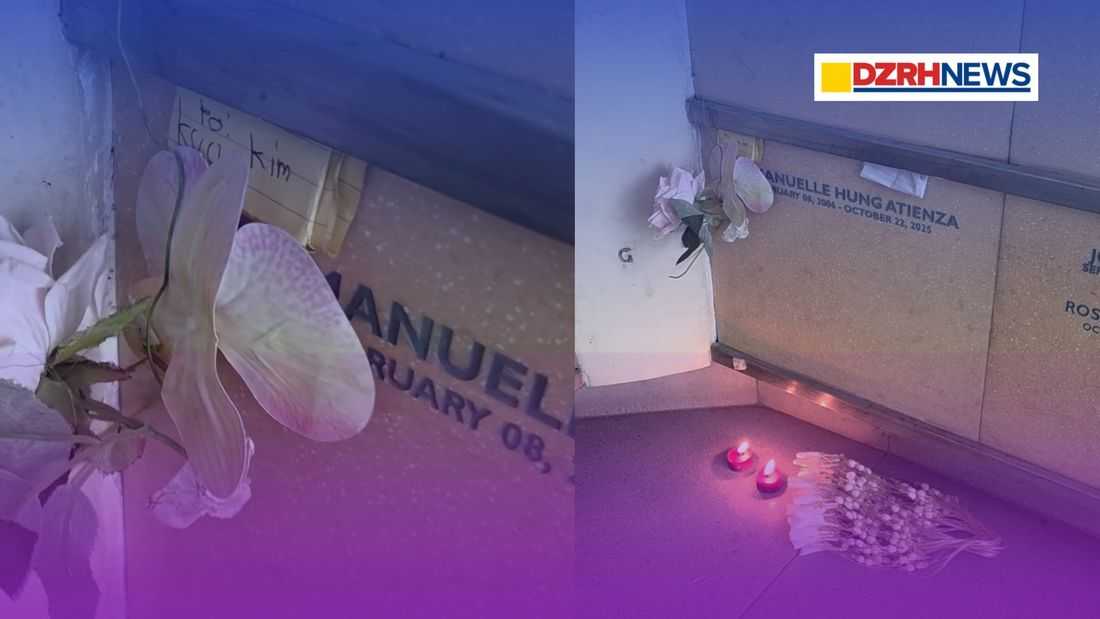 Kim Atienza moved by heartfelt messages left at daughter Emman’s resting place