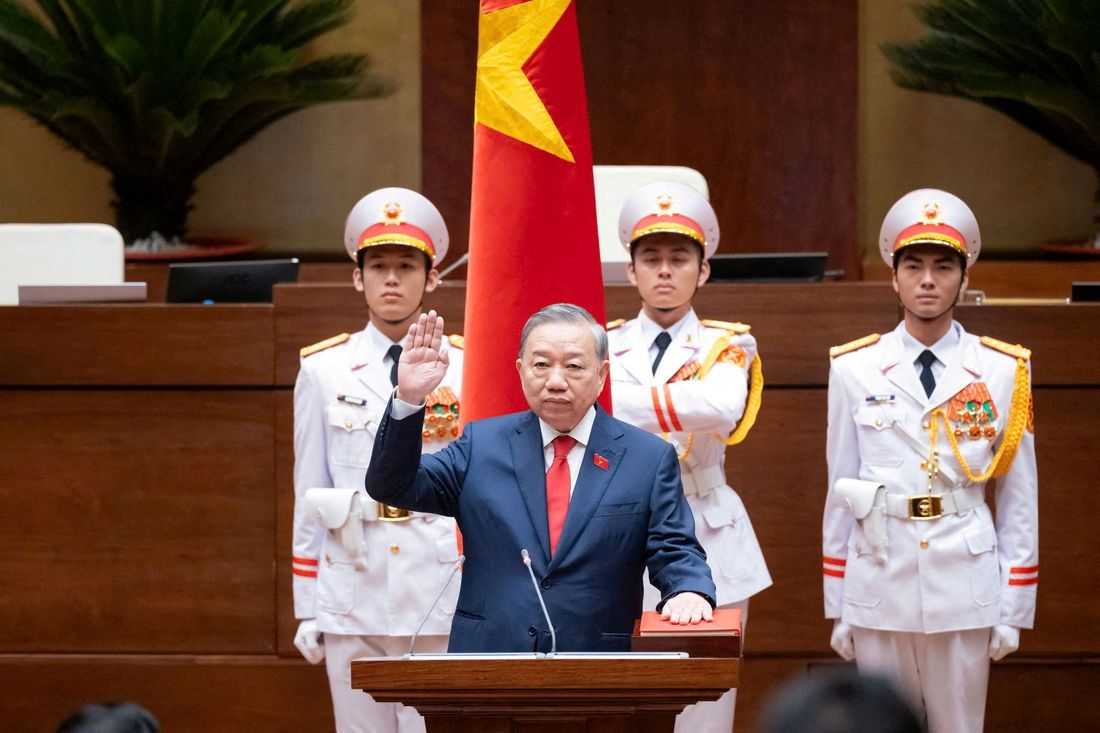 Vietnam's top leader will make four-day visit to China, Chinese state media says