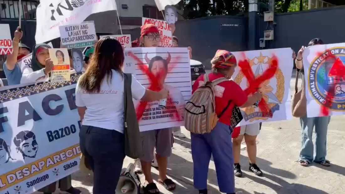 Activists mark 3rd year of missing IP defenders, stage protest at Camp Aguinaldo