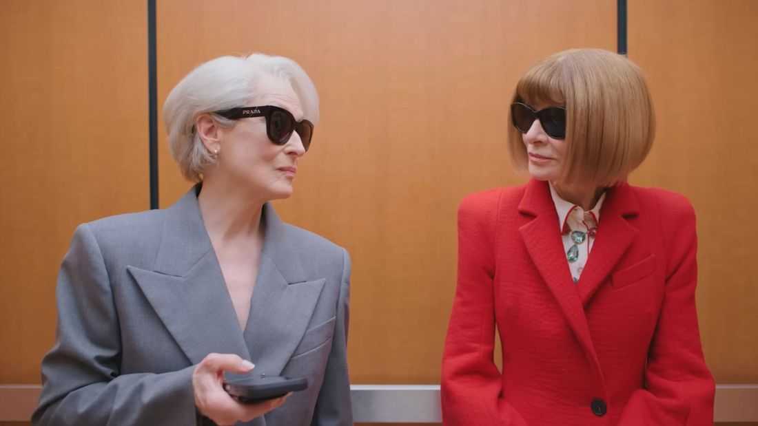 Room for two?: Meryl Streep and Anna Wintour grace the cover of ‘Vogue’ ahead of film sequel