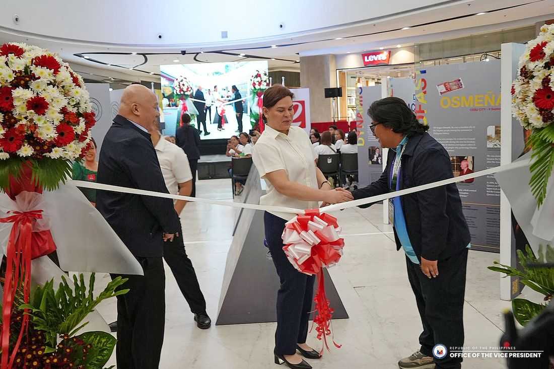 VP Sara attends exhibit opening amid 4th impeachment hearing