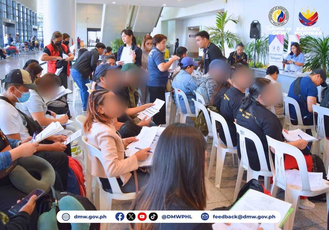 DMW reports over 7.6K OFWs, dependents back in PH amid Middle East crisis