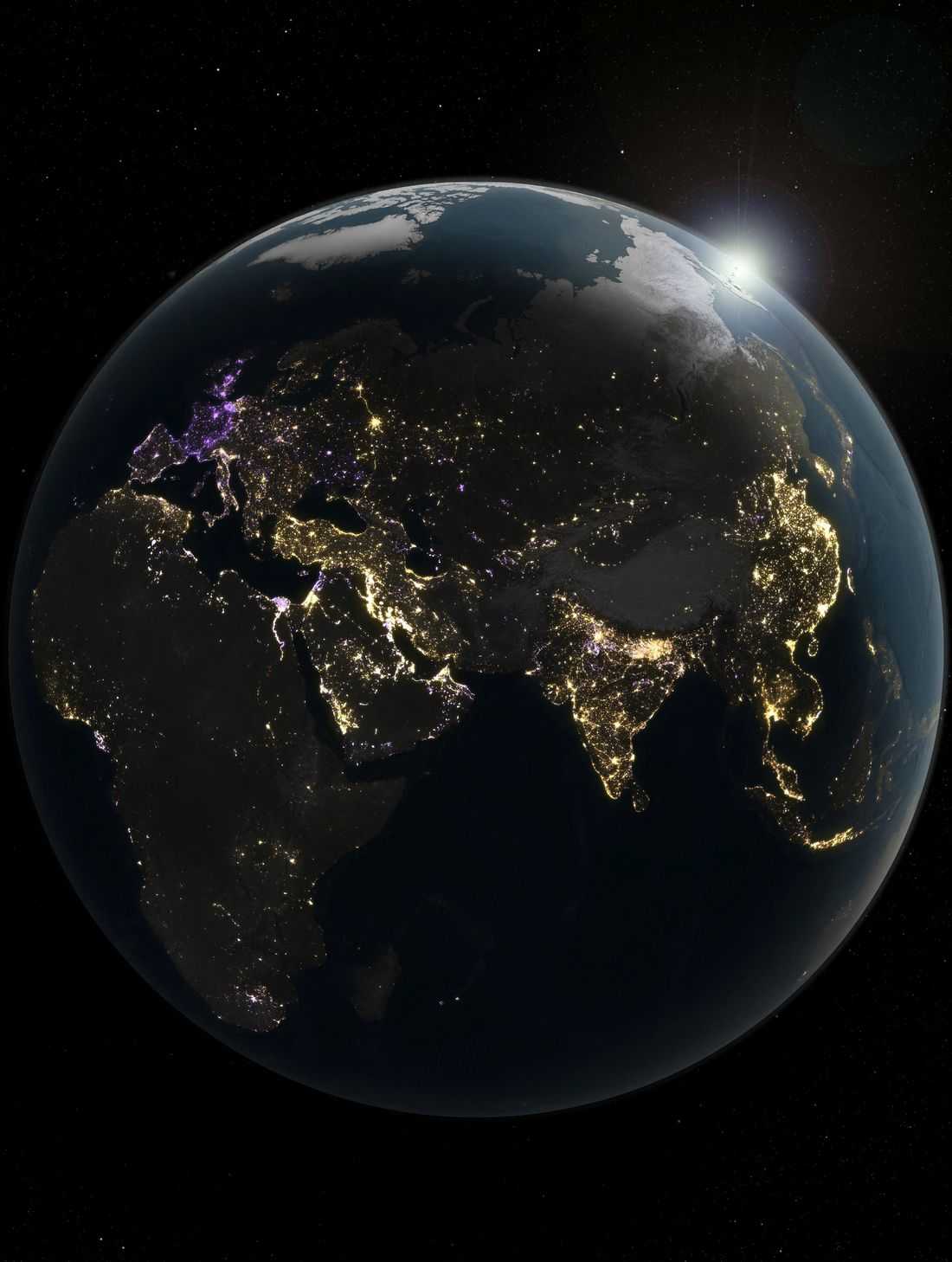 Satellite data shows Earth is getting ever brighter at night