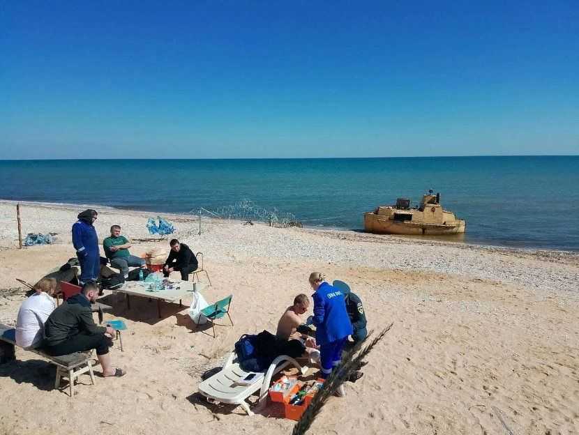 Ukrainian drones attacked cargo vessel that sank, killing one, Russia-installed official says
