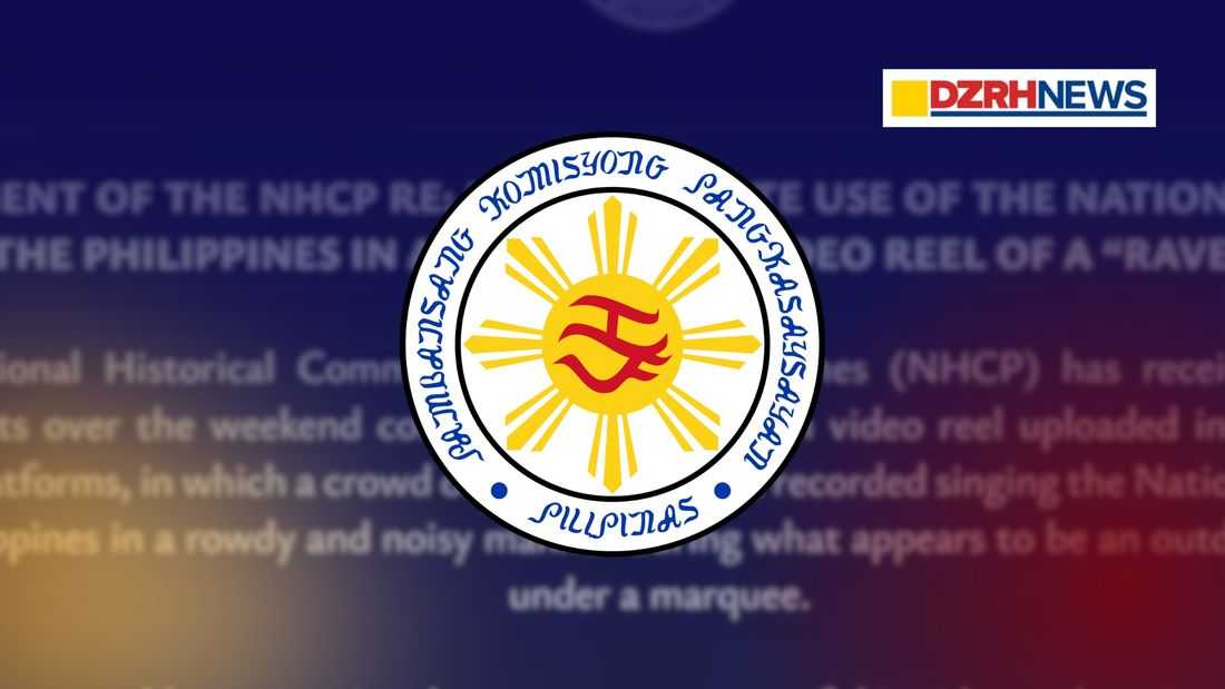 NHCP flags inappropriate use of Philippine national anthem in rave party video