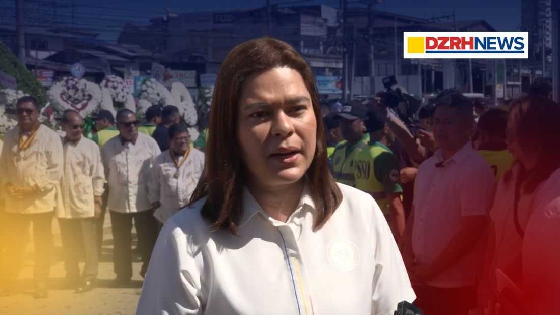 VP Duterte says no final Senate slate yet for 2028 elections, cites political tensions