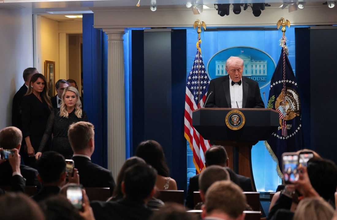 Trump calls suspect in press dinner attack 'pretty sick guy' whose views alarmed relatives