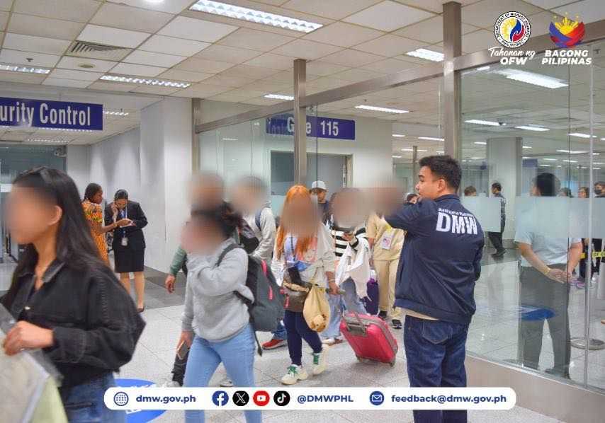 129 Pinoys from Dubai return home safely in PH  — DMW
