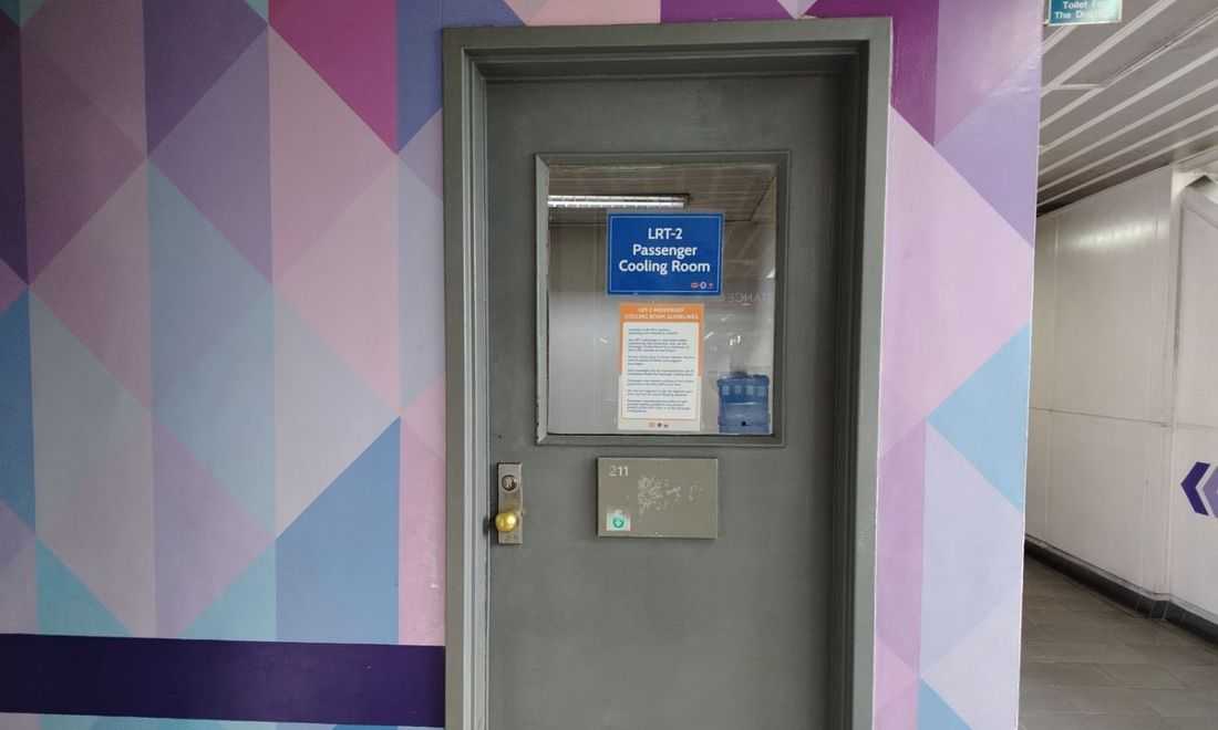 Passenger cooling rooms now open in all LRT-2 stations