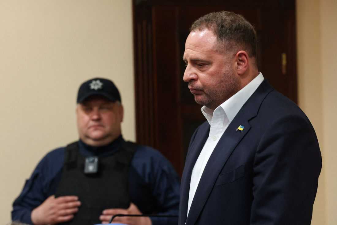 Ukraine's anti-corruption court places Zelenskiy's former chief of staff under arrest