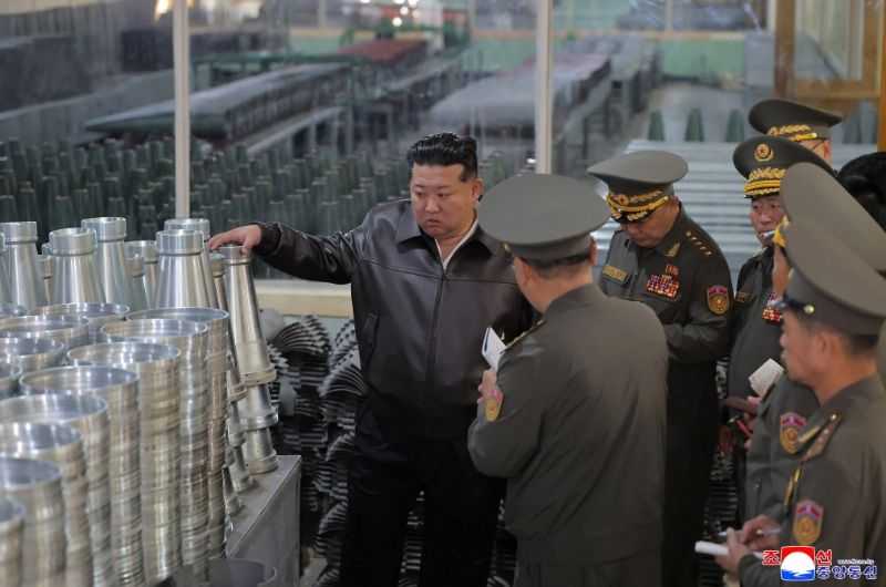 North Korea's Kim calls for stronger frontline units to deter war, KCNA says