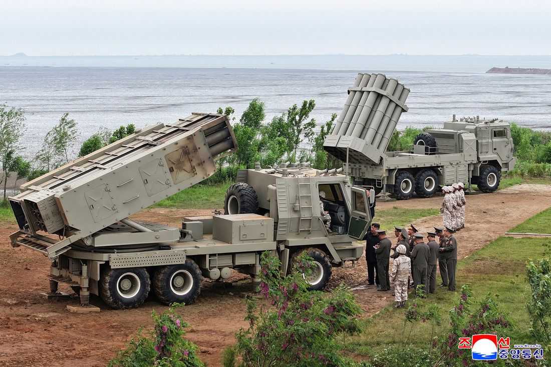 North Korea tests mix of enhanced ballistic, cruise missiles and artillery rockets, KCNA says