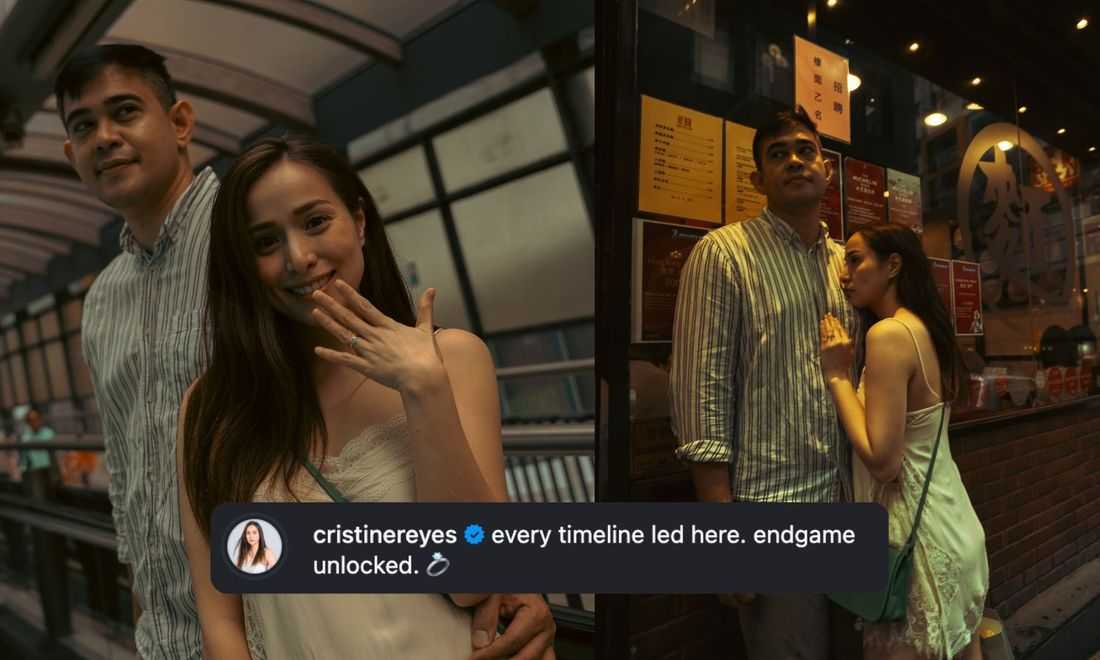 ‘Endgame Unlocked’: Cristine Reyes now engaged to Gio Tingson