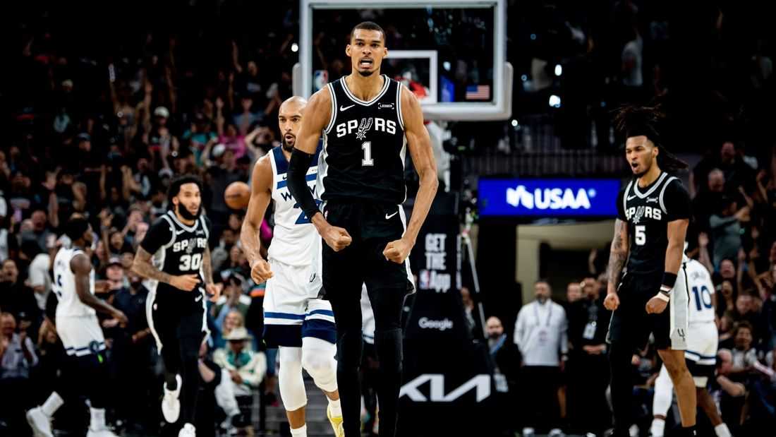 Wembanyama powers Spurs past Timberwolves, seize 3-2 playoffs edge