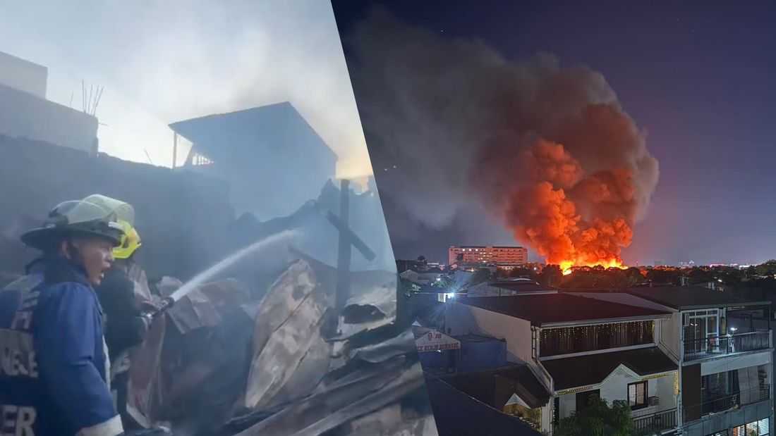 4 injured, 600 families displaced as Parañaque massive fire reach Task Force Alpha