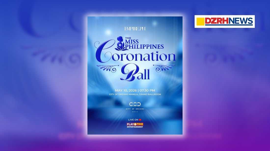 The Miss Philippines coronation ball to crown new titleholders on May 10