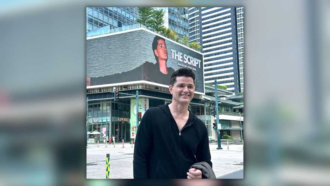 The Script’s Danny O’Donoghue spotted in Manila ahead of 2027 arena concert