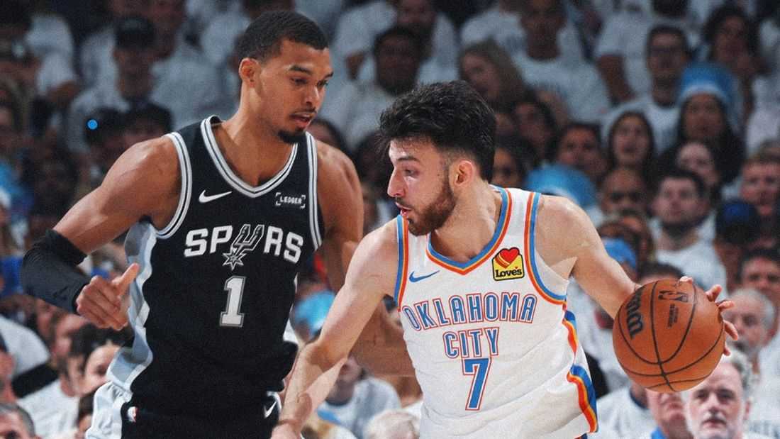 Thunder moves one win away from NBA Finals, beat Spurs 127-114 in Game 5