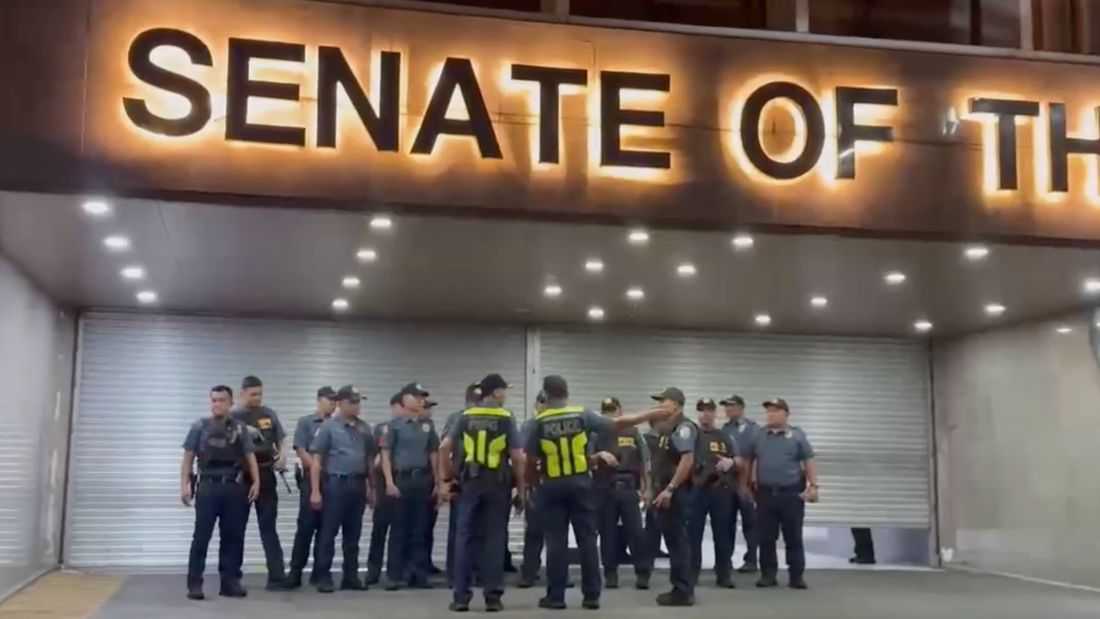 Pasay Police chief says police van seen leaving Senate after shooting incident not part of any convoy