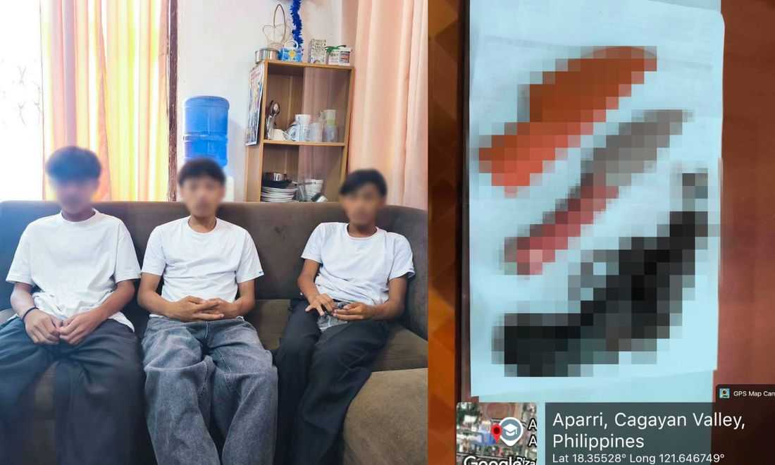 2 students arrested after caliber .38 firearm, knife found in bags at Aparri school