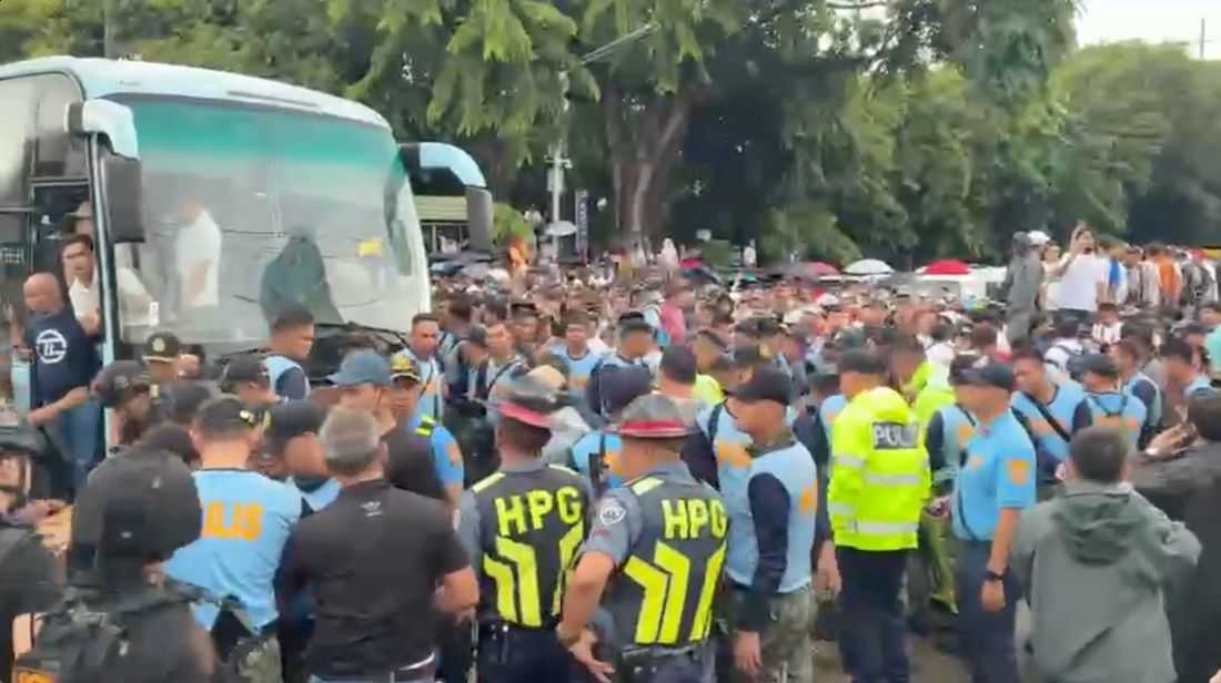 Bus driver, 4 others arrested after tensions erupt at INC rally on EDSA
