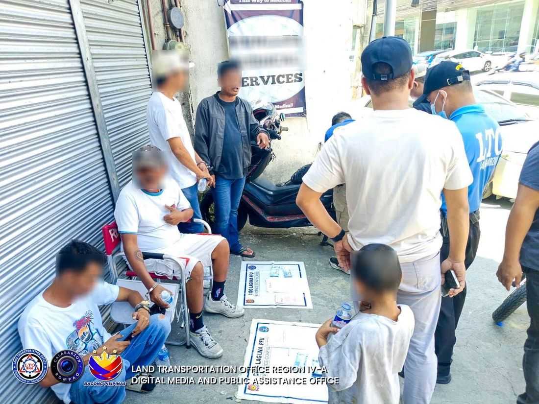 4 alleged fixers nabbed in LTO Laguna entrapment ops