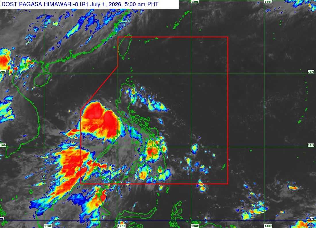 Tropical Depression Henry forms off Bataan; Signal No. 1 raised over parts of Zambales, Bataan