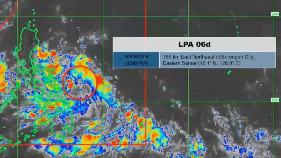 LPA inside PAR has high chance of becoming a tropical depression within the next 24 hours – PAGASA