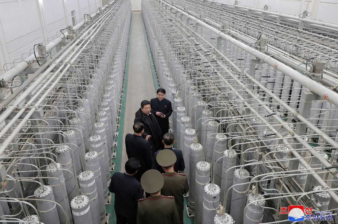 North Korea's Kim calls for 'exponential' nuclear expansion after inspecting new plant, KCNA says