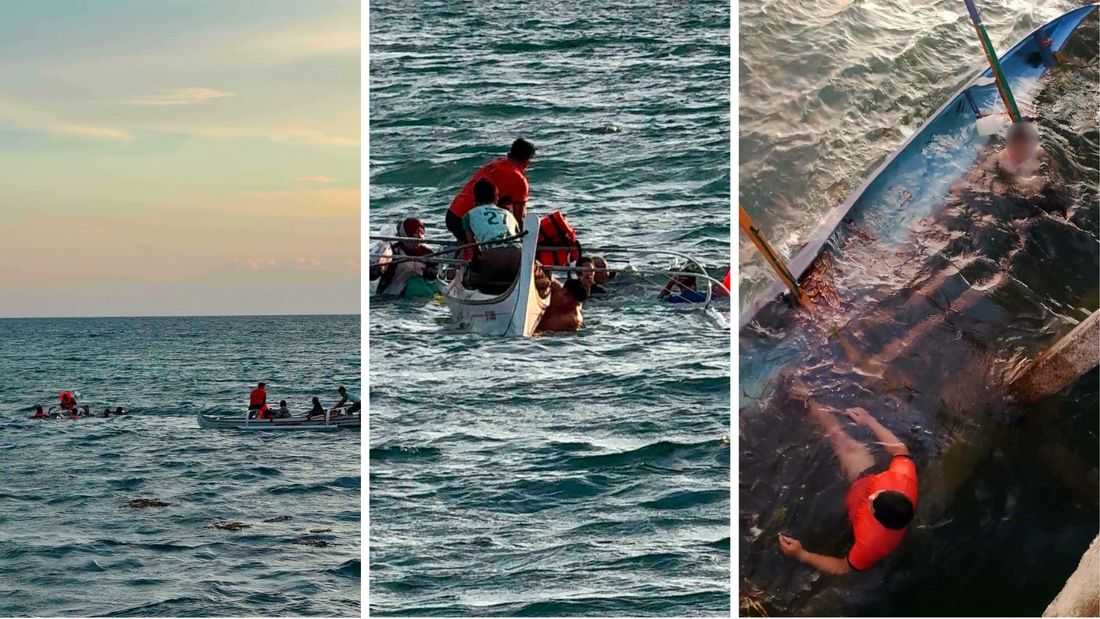⁨PCG rescues 6 passengers from capsized motor banca in Maguindanao del Norte
