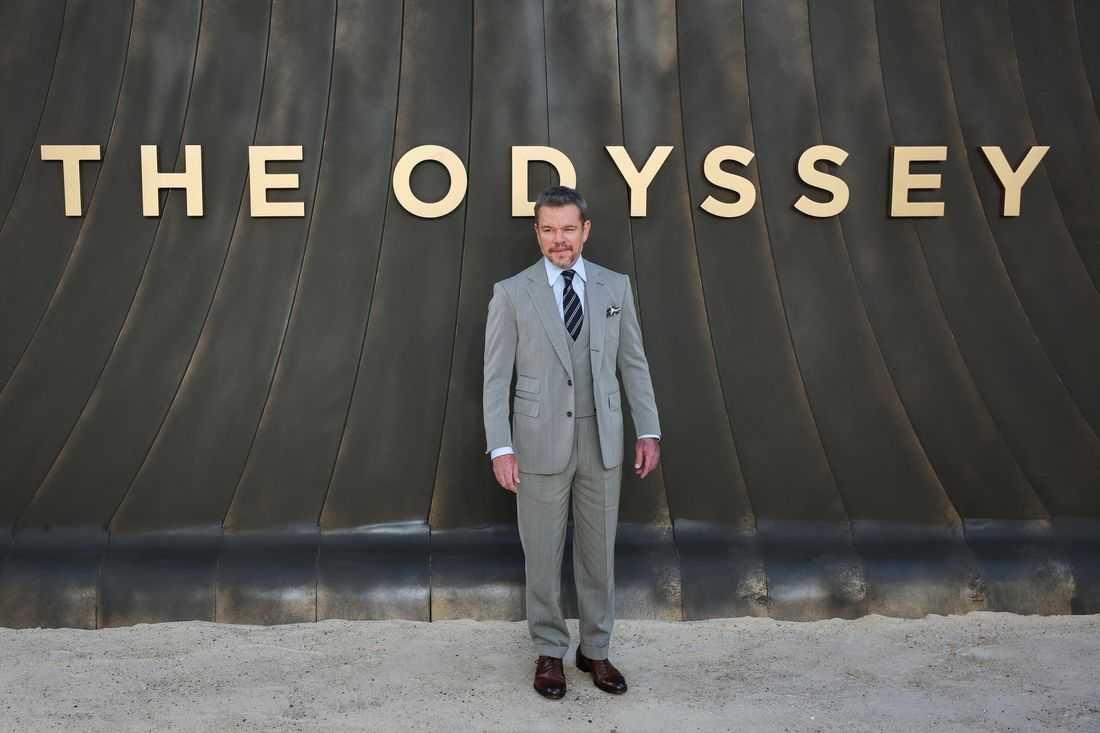 Matt Damon calls 'The Odyssey' the most challenging film of his career