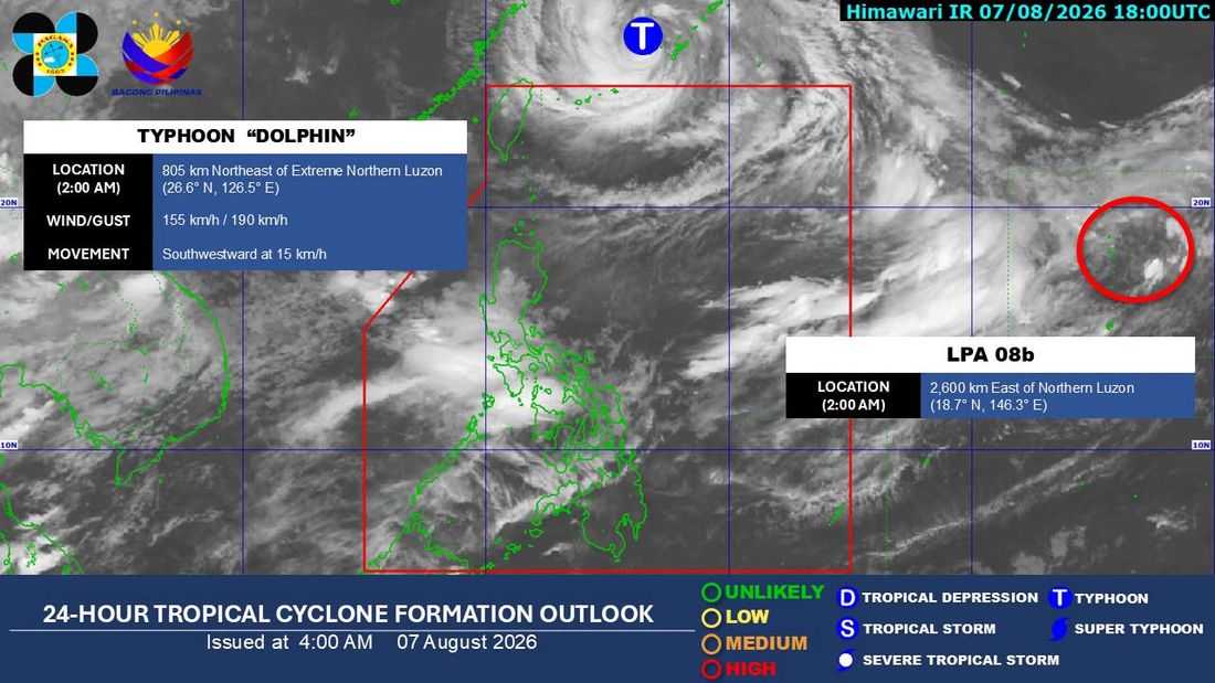 LPA outside PAR may intensify into tropical depression as habagat brings heavy rains across Luzon