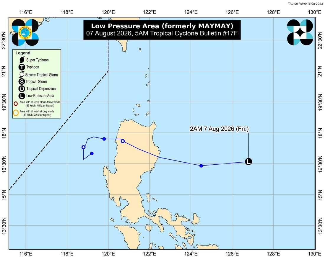 'Maymay' weakens into LPA; Habagat rains to persist over parts of PH — PAGASA