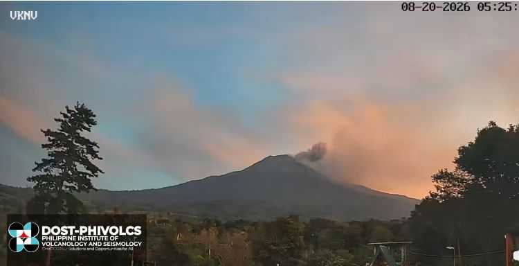 Kanlaon Volcano emits ash on Thursday morning – Phivolcs