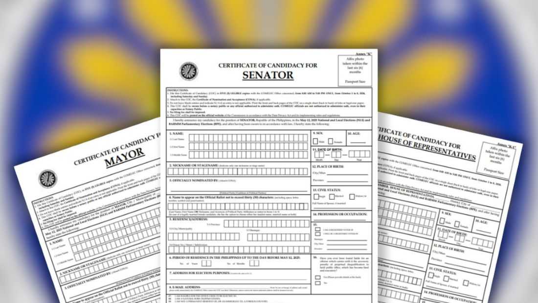Comelec to require conflict of interest declaration in candidates’ COCs