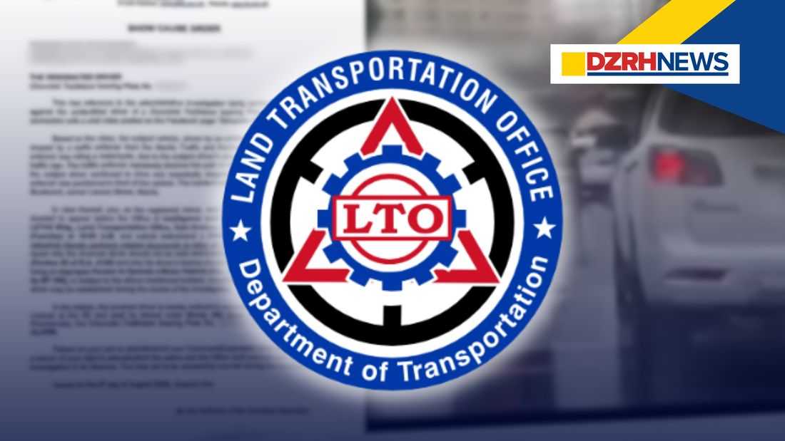 LTO suspends SUV driver’s license for 90 days over traffic enforcer incident
