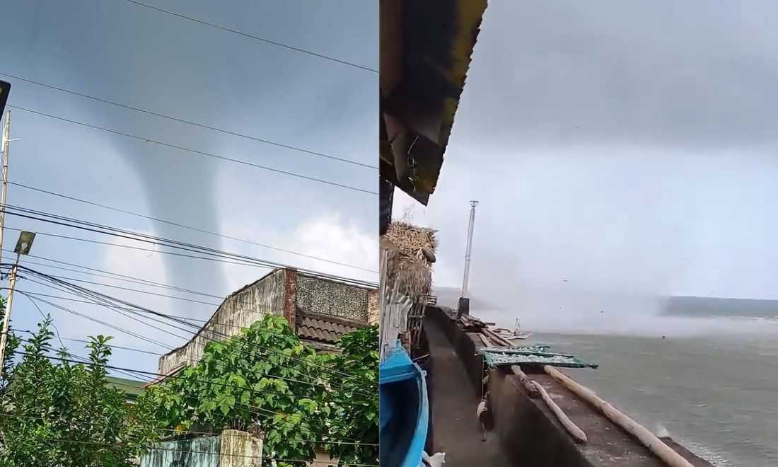 Tornado hits coastal area in Donsol, Sorsogon